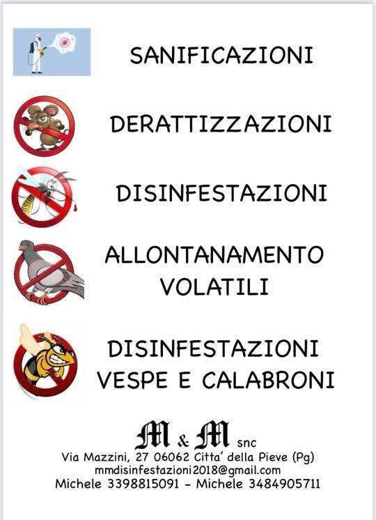 BIGLIETTODAVISITA Disinfestazione insetti a Città della Pieve
